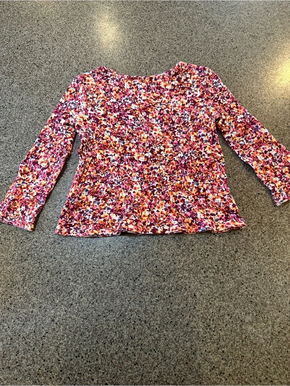 Floral Long-Sleeve Top - Pink Multi